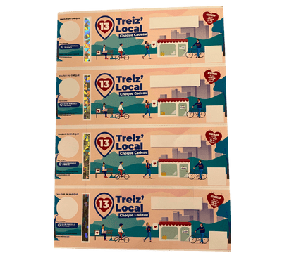 Chèques sécurisés Treiz' 'Local