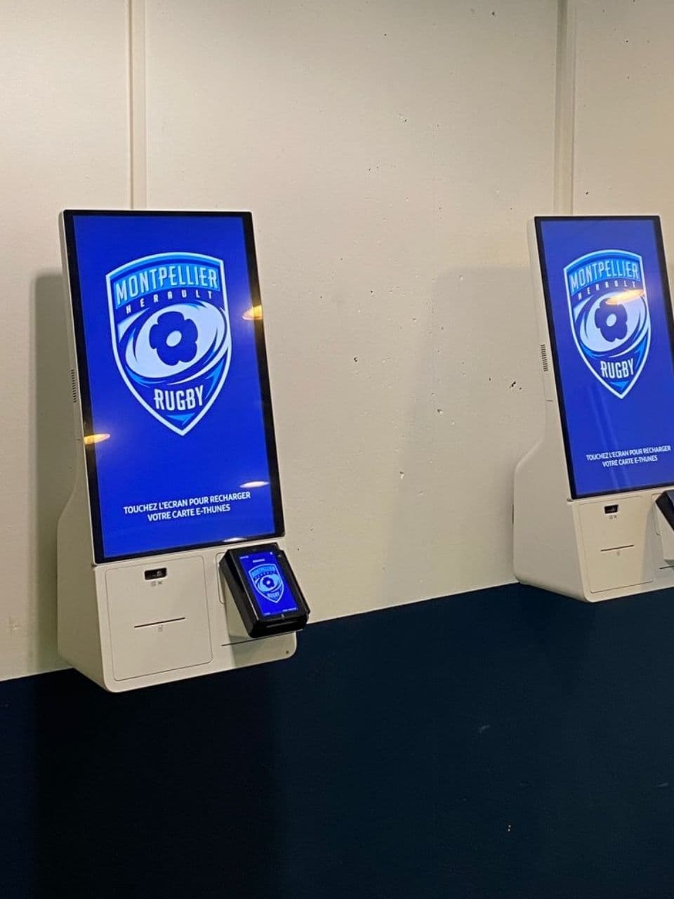 Montpellier Herault Rugby Bornes cashless Samsung
